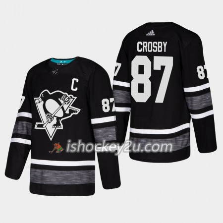 Mænd NHL Pittsburgh Penguins Trøje Sidney Crosby 87 Sort 2019 All-Star Adidas Authentic
